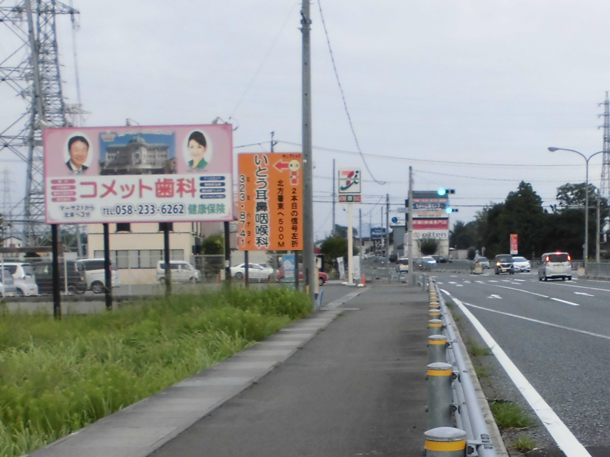 本巣市の野立て看板
